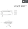 MSV® Polstrovanie žehliacej dosky 100 % polyester - Náhľad obrázku produktu 3