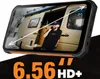 A smartphone displaying an image of a man in front of a van, with screen size and resolution information below. Voir les images du produit