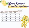 Baby Strampler – Ganzkörper mit Bananenmotiv – Weiß – Größe Produktbild-Vorschau 2