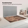 KitchenYeah© Herdabdeckplatte Hölzerner Hintergrund mit Produktbild-Vorschau 3