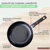 Set de 4 poêles antiadhésives céramique 16, 20, 24 et 28 cm Voir les images du produit 6