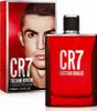 A product shot of Cristiano Ronaldo CR7 Eau de Toilette for men, featuring the perfume bottle and its packaging. Podgląd zdjęcia produktu