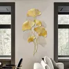 Wanddekoobjekt, 3D Ginkgo Wanddekoration aus Metall, Ginkgo Produktbild-Vorschau 1