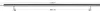 A technical drawing or diagram of a handrail with dimensions indicated. Produktbild-Vorschau