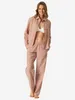 Schiesser dames pyjama, lange model, maat 40, terracotta Productafbeelding-voorbeeld 17
