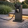 MasterLED Gartensteckdose Schwarz 20 cm Aluminium Produktbild-Vorschau 10