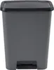 Corbeille à papier Curver avec pédale 50L /Gris foncé/Noir Voir les images du produit 3