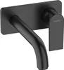 HANSGROHE Mitigeur lavabo encastré mural Vernis Shape Noir Voir les images du produit 1