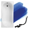 BADLAND Badewanne Rechteck Gracja 180x80 mit Ablaufgarnitur Produktbild-Vorschau 2