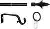 A set of curtain rod accessories displayed against a white background. Produktbild-Vorschau