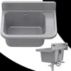 Granitan - Waschbecken - Ausgussbecken - 50x34x31 cm - Grau Produktbild-Vorschau 6