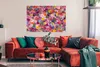 MuchoWow® Poster Blumen - Farben - Collage 120x90 cm - Produktbild-Vorschau 2