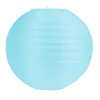 10 Stuecke Papier Laterne Lampions 10" (25 cm) Blau, rund Produktbild-Vorschau 4