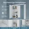 doporro Armoire Murale Salle de Bains avec Miroir LED Voir les images du produit 6
