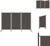 vidaXL 3-tlg. Raumteiler Anthrazit 260x180 cm -  Raumteiler Produktbild-Vorschau 1