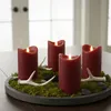 4x LED Echtwachs Kerzen Set mit Timer beweglicher Flamme Produktbild-Vorschau 6