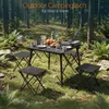 Sekey 72 x 69 cm Campingtisch Faltbar Höhenverstellbar Produktbild-Vorschau 4