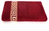 Luxus Medusa Saunatuch 100x200 cm - Bordeaux - feinste Produktbild-Vorschau 1