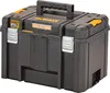 A black DeWalt tool box with yellow accents is shown against a white background. Produktbild-Vorschau
