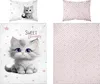 Pościel dziecięca bawełniana 100x135 kot wyprawka do żłobka Podgląd zdjęcia produktu 5