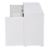 Merax Sideboard avec LED, commode brillante avec 3 armoires Voir les images du produit 11