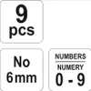 YATO YT-6854 - Anzahl of Briefmarken 9 Stk. Produktbild-Vorschau 4