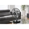 UNOLD 86818 VENTILATORE DA TAVOLO Silverline Nero, 40 W, 3 Anteprima dell’immagine prodotto 8