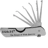 Lockpicking-Taschenmesserset aus Stahl mit 6 Klingen und 1 Produktbild-Vorschau 1
