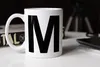 Kaffee-Tasse Buchstaben Buchstabe Arial Bold glänzend Produktbild-Vorschau 5