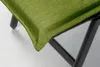 Close-up of a green cushion on a black frame. Produktbild-Vorschau