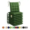 Lavea® Sitzkissen 40x40 cm - 8er Set,  mit Stoffbändern – Produktbild-Vorschau 1