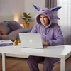 Piżama Onesie Kigurumi Kostium Przebranie Pokemon Espeon L: Podgląd zdjęcia produktu 8