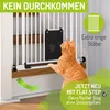 BOMI® Tierschutzgitter Merle mit Katzenklappe 73-161 cm Produktbild-Vorschau 6