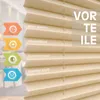 Plissee Rollo ohne Bohren Aluminium-Klebeleiste Beige Produktbild-Vorschau 3