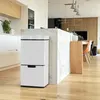 Poubelle automatique tri sélectif blanc 75l - Kitchen Move Voir les images du produit 2