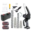 A collection of mini chainsaw parts and accessories laid out on a white background. Náhľad obrázku produktu