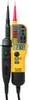 A yellow and black voltage tester with two probes, displayed against a white background. Produktbild-Vorschau