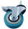 Lenkrolle 50 mm Apparaterolle Vollgummi Stopp Bremse Produktbild-Vorschau 3