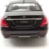 The rear view of a black Mercedes S-Class W222 model car. Produktbild-Vorschau