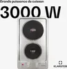 Klarstein Plaque de cuisson électrique 3000W, Plaque Voir les images du produit 3