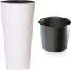 Květináč TUBUS SLIM s vkladem 20 cm - barva: bílá (matná) Anteprima dell’immagine prodotto 9