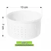 7 x Kunststoff Käseform 13x7cm - 0.9kg Caciotta, Käse Form, Produktbild-Vorschau 2