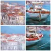 Bilder auf glas - Einteilig - Öl Boote Griechenland - Produktbild-Vorschau 8