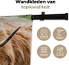 MuchoWow® Wandteppich Wandbehang Schottische Hochlandrind - Produktbild-Vorschau 3