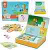Klassieke wereld magnetische puzzel dieren bordblokken Productafbeelding-voorbeeld 2