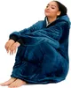 4er Set Kuschelige Hoodie Decke mit Ärmeln, Vielseitiger Produktbild-Vorschau 8