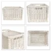 Creative Home Cesto Vimini Bianco 40x30x24 cm | Cestino Anteprima dell’immagine prodotto 4