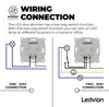 Ledvion LED Doppeldimmer Schalter 100W 240V weiß Produktbild-Vorschau 7