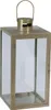 2tlg Metall Laternen Set Olivegrün Gartenlaterne Windlicht ca.H34/47cm Produktbild-Vorschau