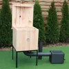 ADGO fumoir en bois d'aulne, fumoir avec abri pour viande Voir les images du produit 4